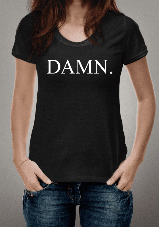 Camiseta - DAMN. (Branco)